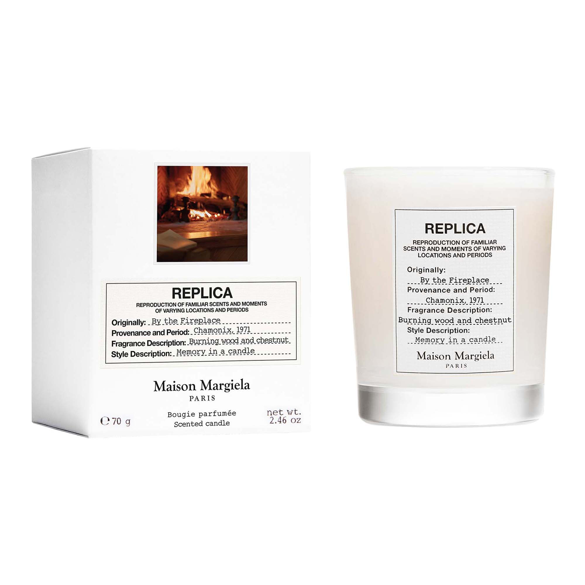 REPLICA By the Fireplace Scented Candle